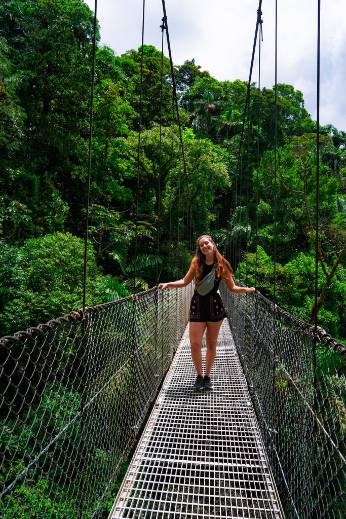 Hanging bridges, mystico park, costa rica, toeristische atractie costa rica, la fortuna