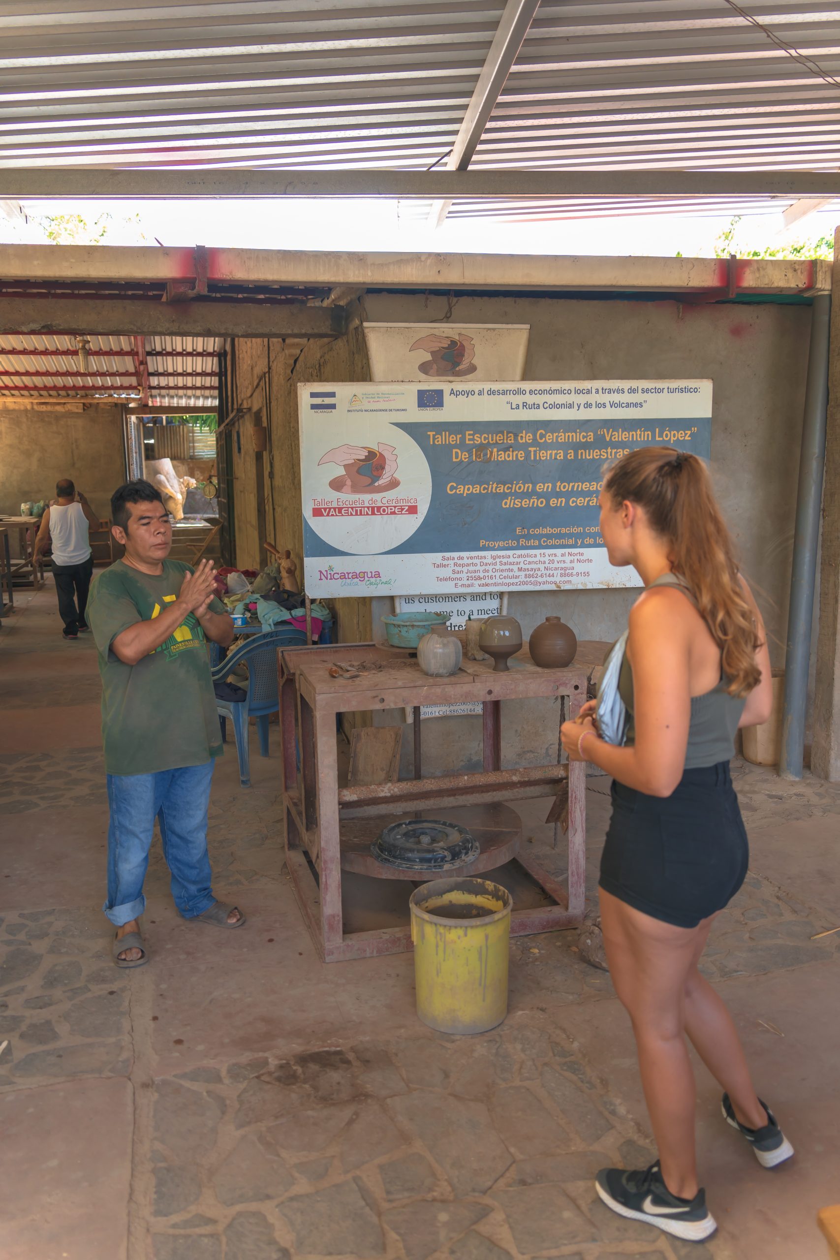 pottery in nicaragua, potten bakken nicaragua, full day tour granada, potten bakken granada, pottery granada