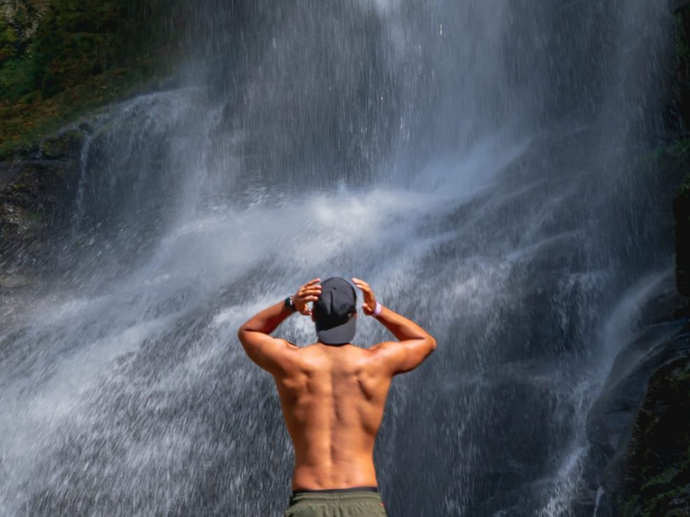 nauyaca waterfall costa rica, bovenste deel nauyaca waterval, nauyaca waterfall nature park