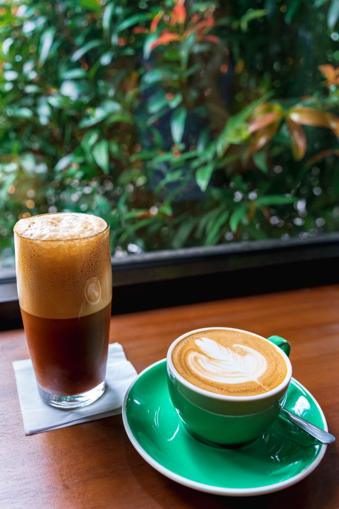 koffie yogyakarta, cappuchino, the odd coffee bar, koffie bar oosten yogyakarta