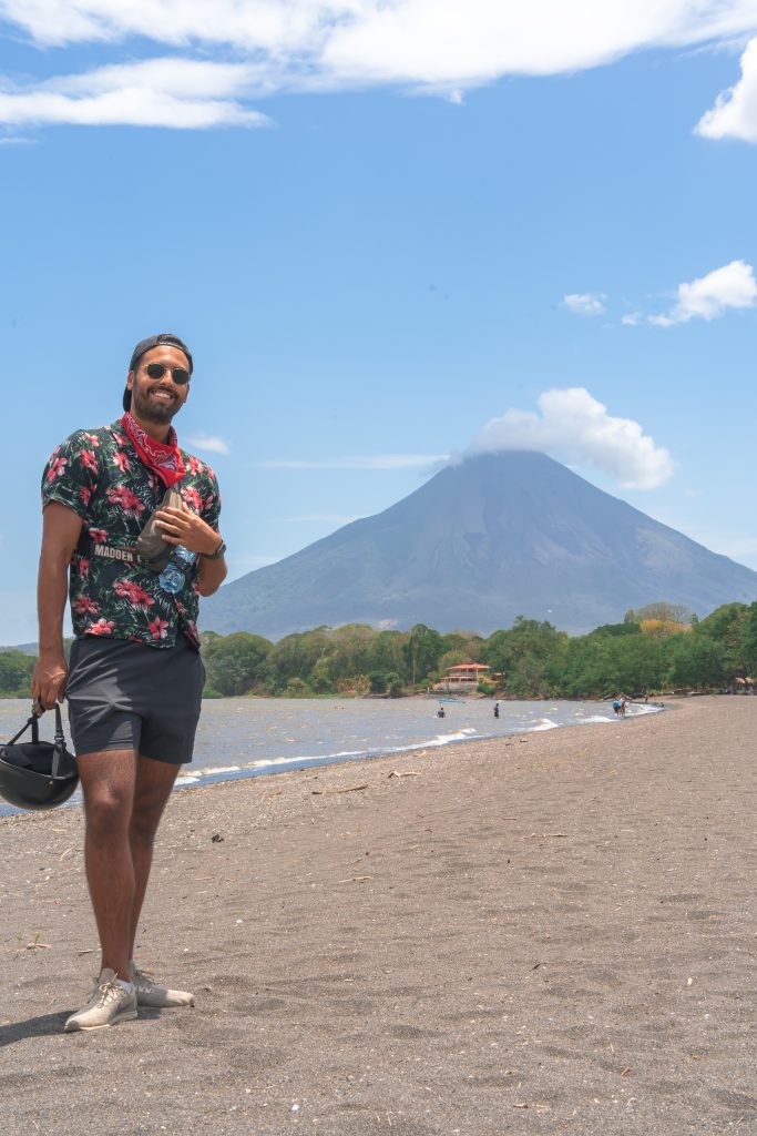vulkaan concepcion ometepe, vulkaan ometepe, punta jesus maria, uitkijkpunt ometepe, overzicht ometepe, zandbank ometepe