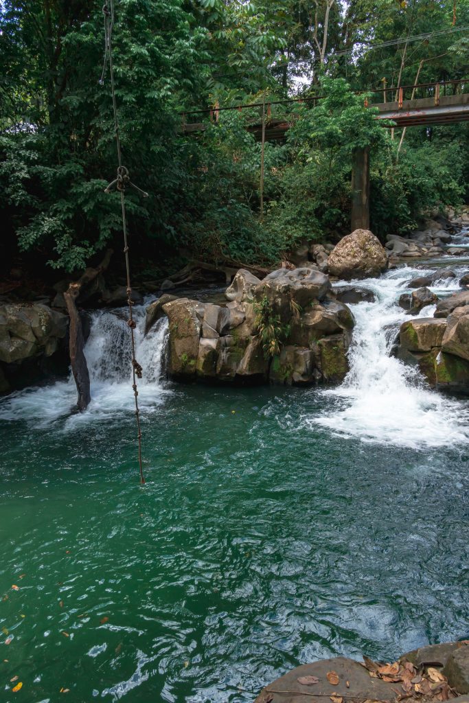 el salto la fortuna, slingeren la fortuna, zwemmen costa rica, waterval costa rica, wat te doen in la fortuna