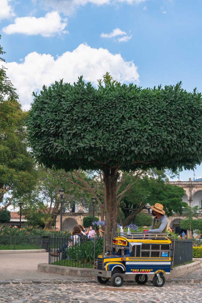 parque central antigua guatemala, centrale plein antigua, park antigua, plein guatemala, ijsje antigua