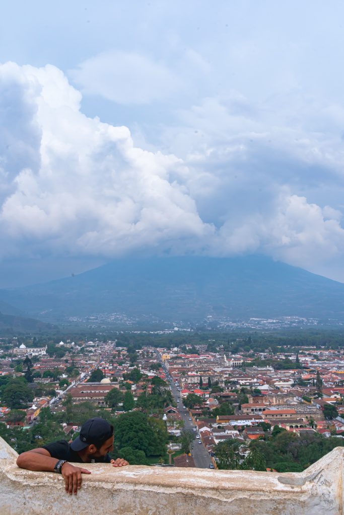 Uitkijkpunt Antigua, uitzichtpunt antigua, antigua stad, antigua guatemala
