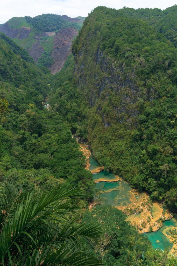 uitzicht semuc champey, semuc champey guatemala, natuur guatemala, wat te zien in guatemala