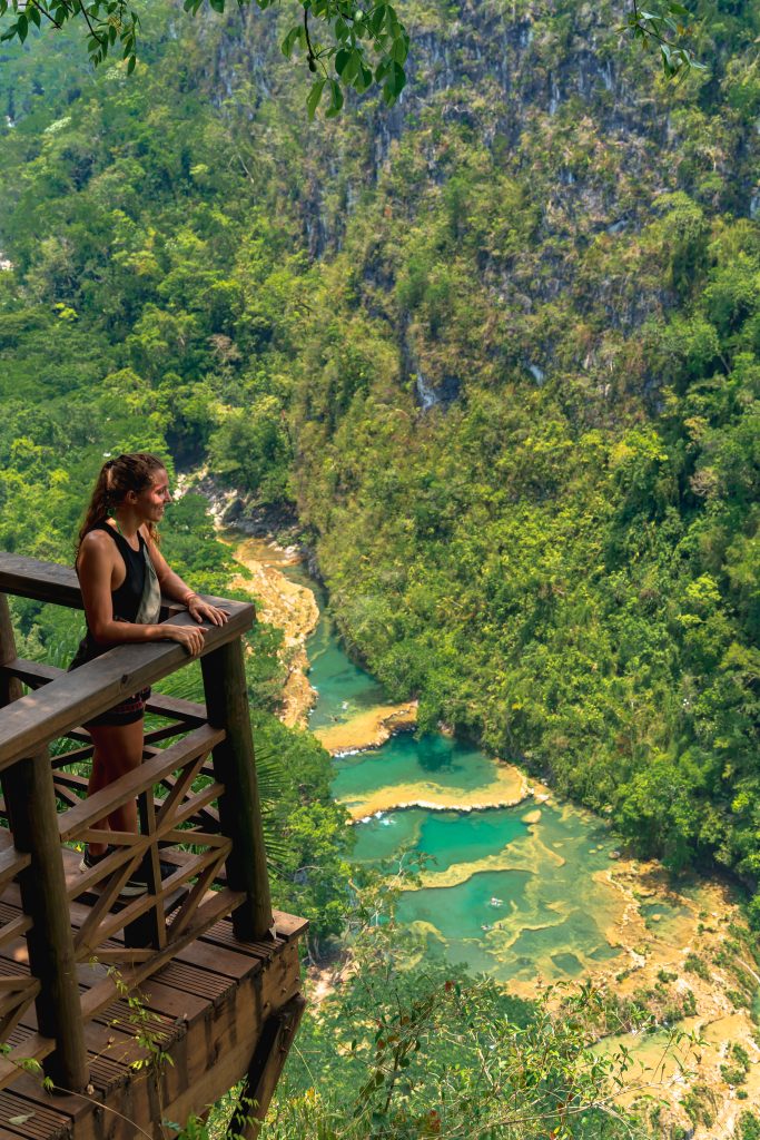 uitkijkpunt semuc champey, natuur guatemala, guatemala vakantie, guatemala bezoeken