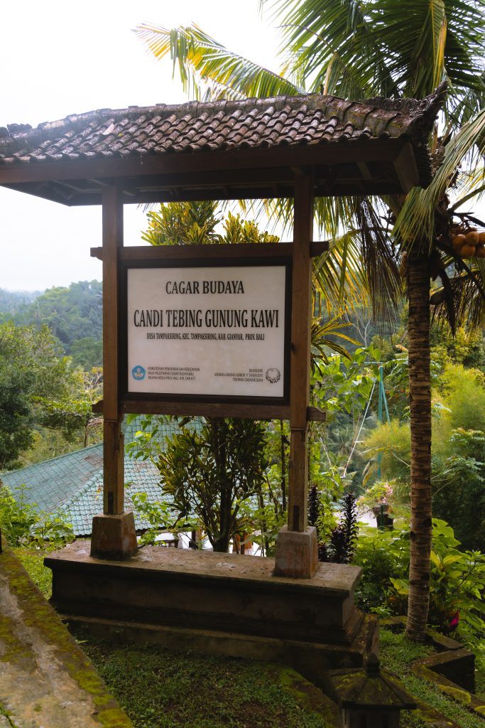 entree candi tebing gunug kawi, entree tempel, activiteiten bali, ubud