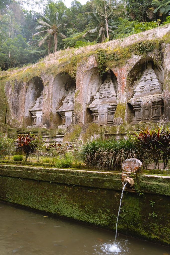 7 meter hoge tempels, candi tebing gunung kawi, tempels bezoeken ubud