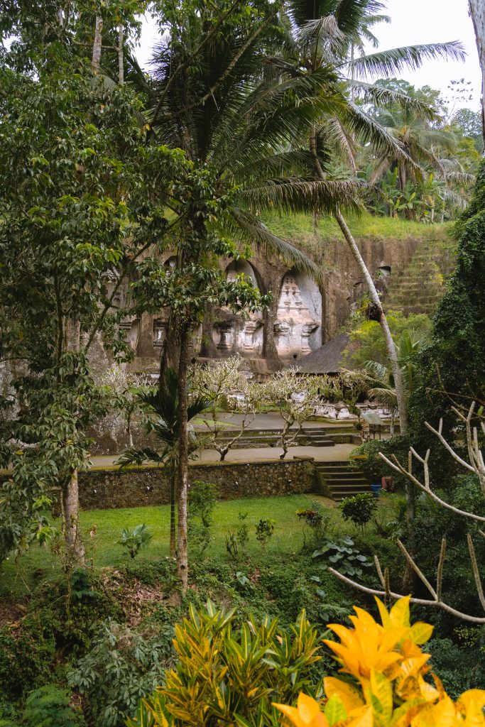natuur gunung kawi tempel, omgeving tempels bali, mooiste tempel bali