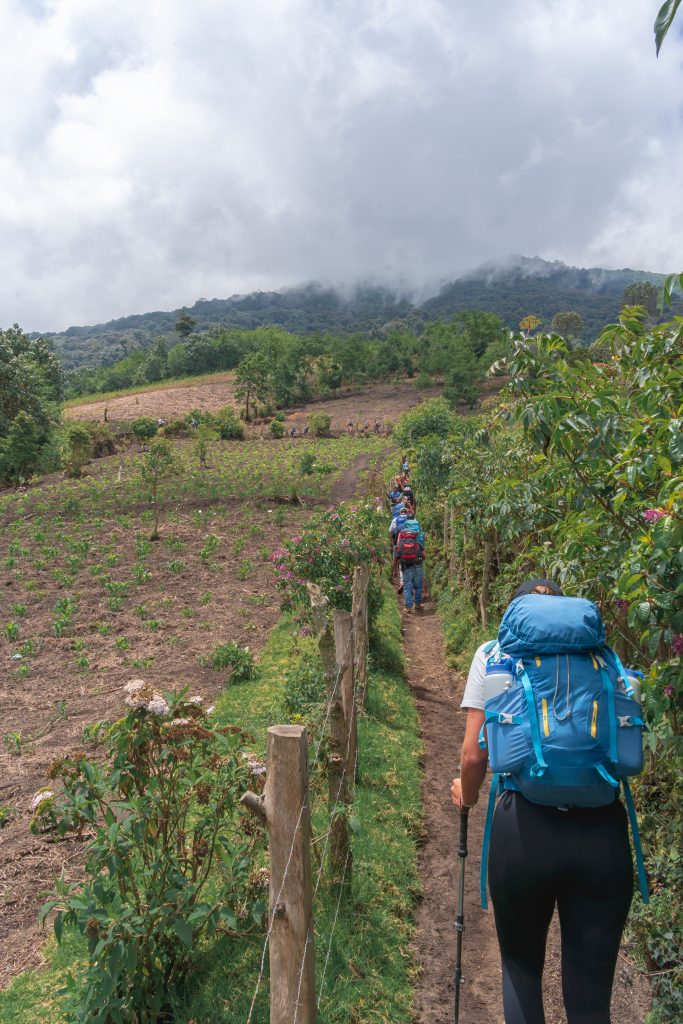 tocht acatenango vulkaan, beklimming vulkaan guatemala