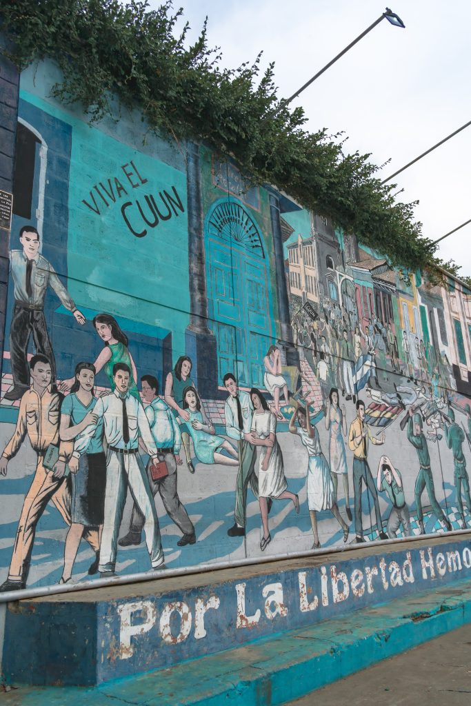 street art in leon nicaragua, onafhankelijkheid nicaragua, muurschilderingen leon