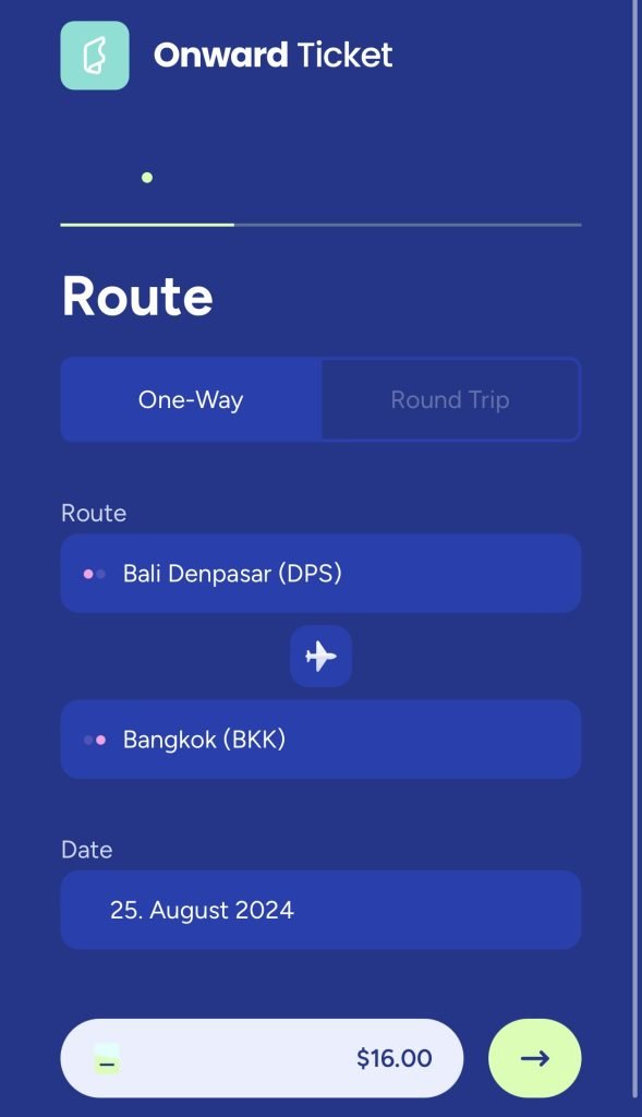 onward ticket, uitreisticket bali, uitreisticket kopen, tijdelijk uitreisticket