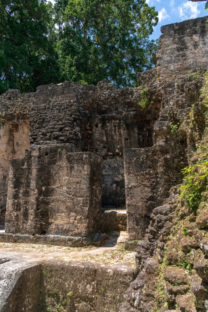 maya-beschaving, tikal guatemala, flores