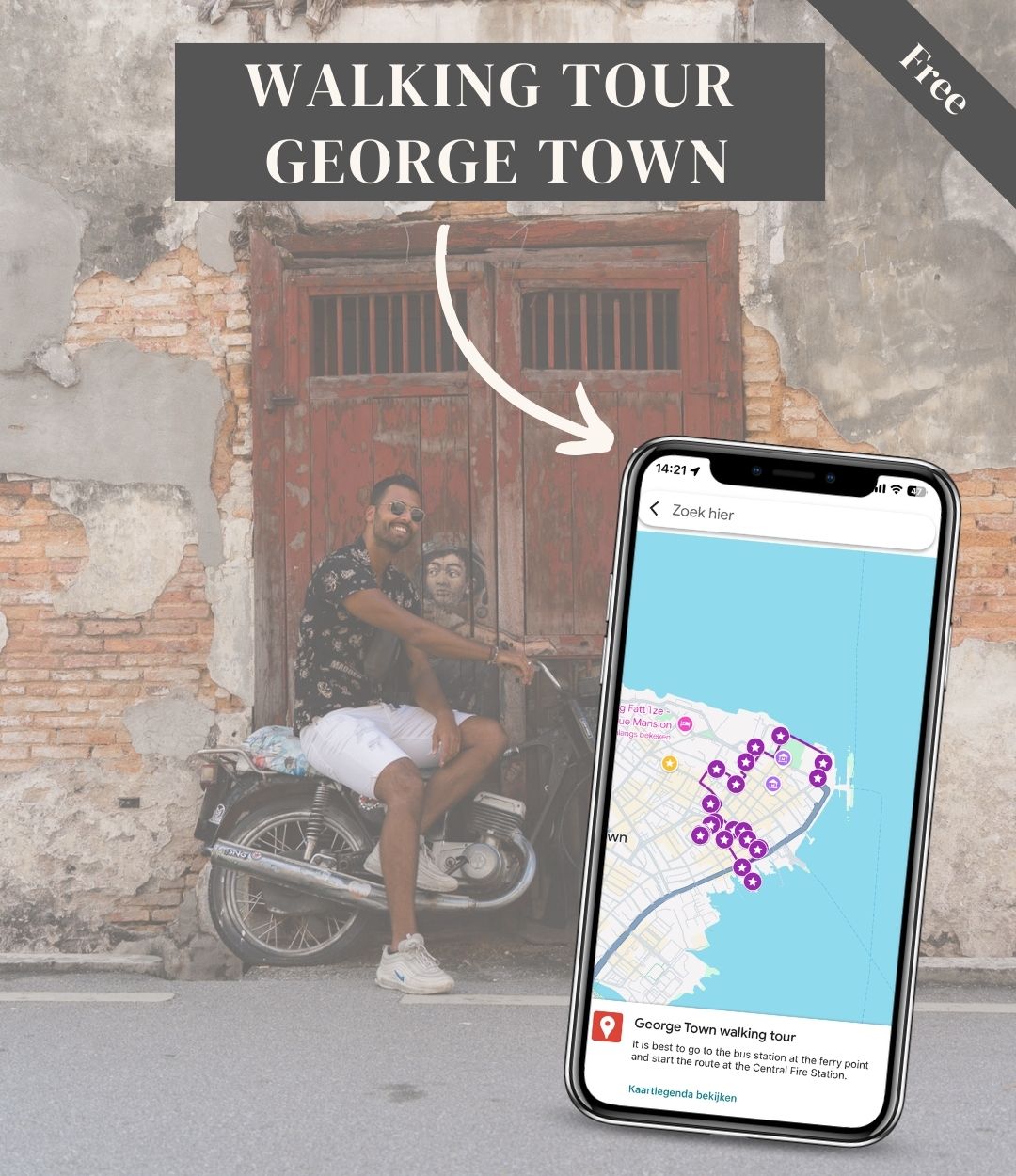 Walking tour - George Town - Maleisië - Gratis